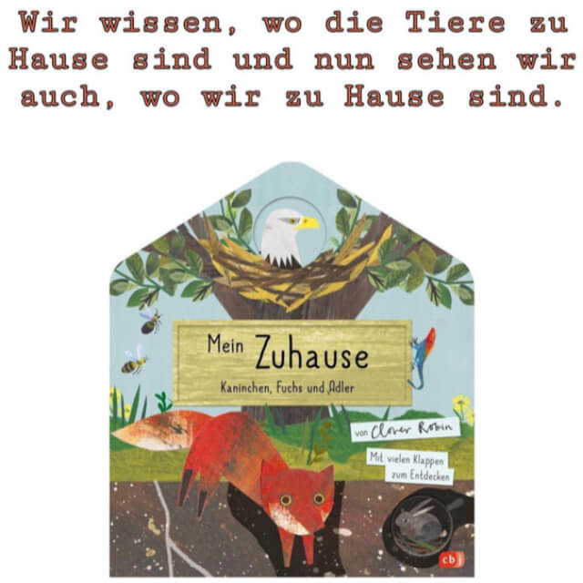 Cover des Buchs Mein Zuhause - Kaninchen, Fuchs und Adler