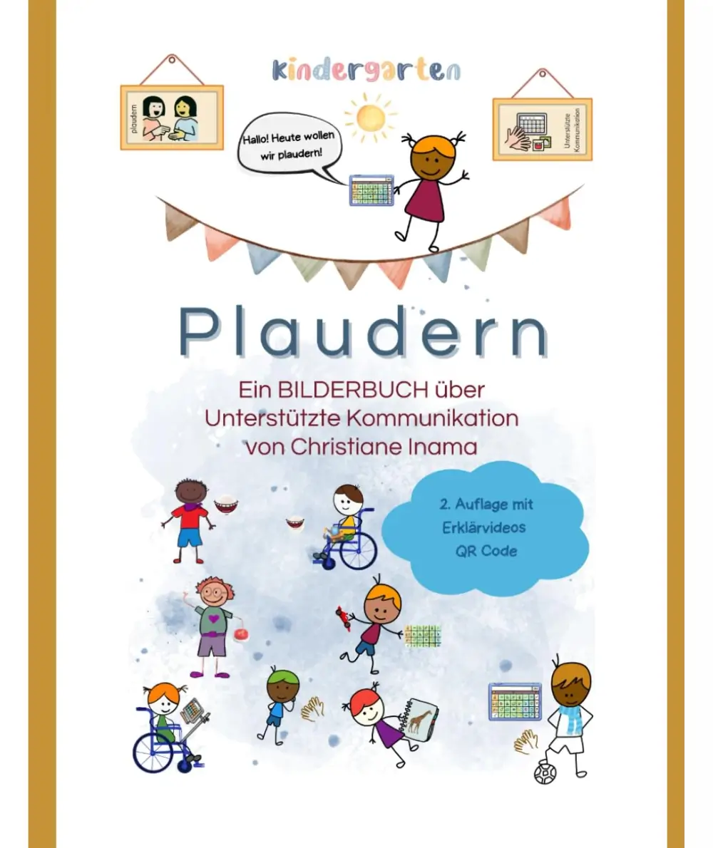 Cover von Plaudern: Ein Bilderbuch über Unterstützte Kommunikation